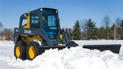 john deere skid steer snow attachments|john deere 75 loader attachment.